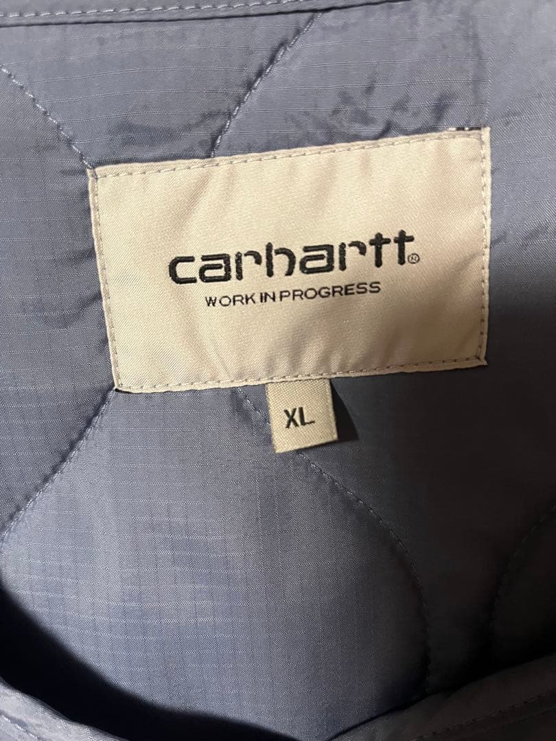 carhartt キルティングダウンベスト XL ライトブルージントニック