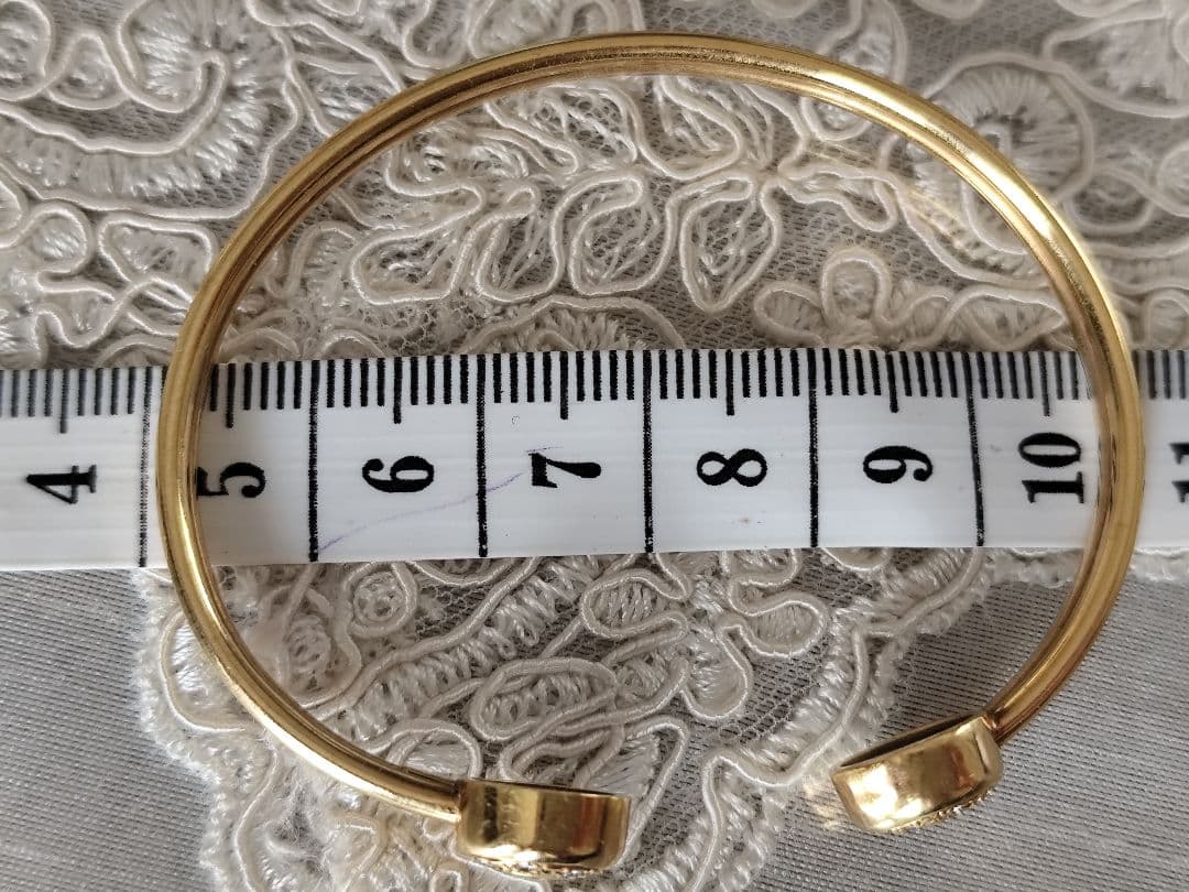 18金ダイヤモンドバングル