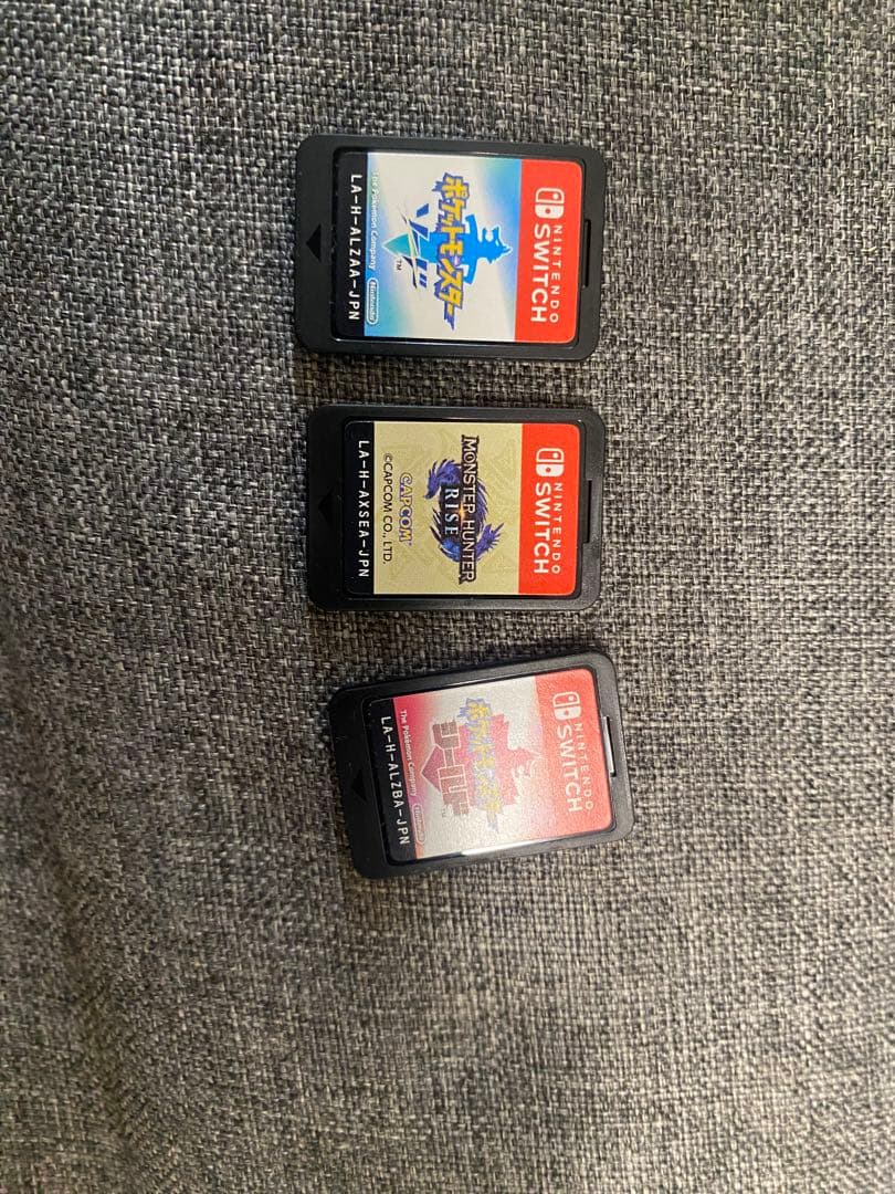 ポケットモンスター ソード・シールド・モンスターハンターライズ 3点セット