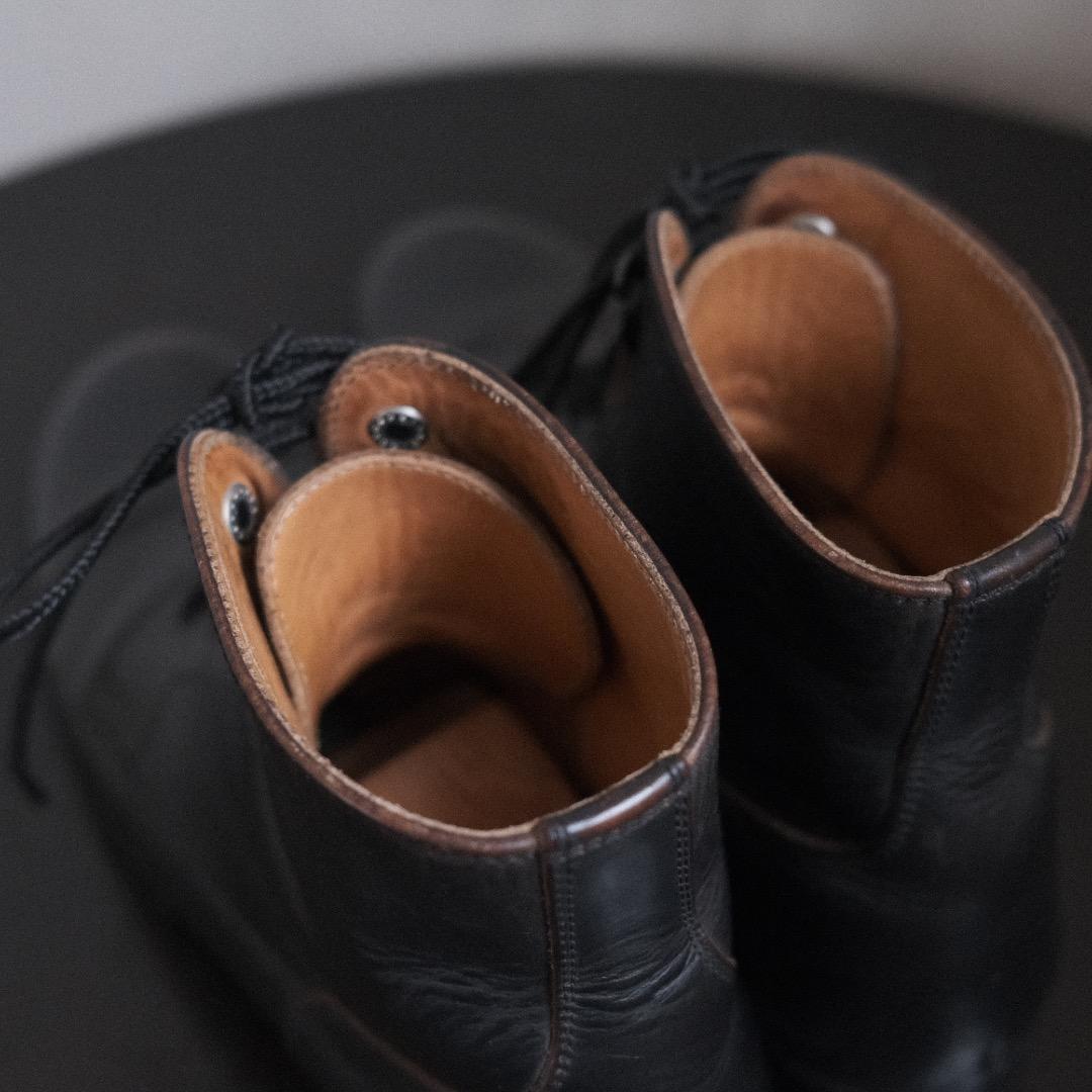 arts&science　アーツアンドサイエンス　ブーツ　黒　レザー　25.5