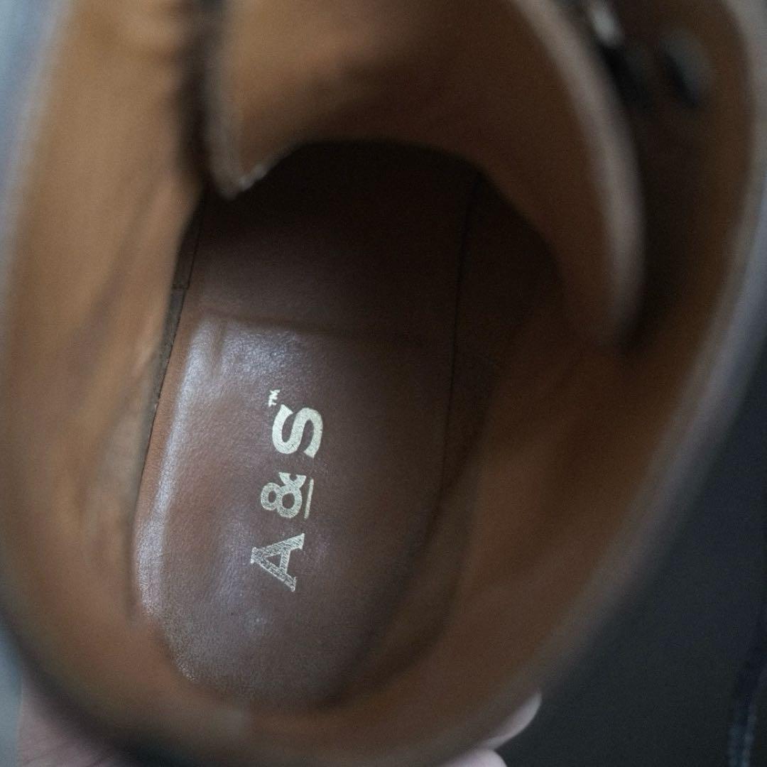 arts&science　アーツアンドサイエンス　ブーツ　黒　レザー　25.5