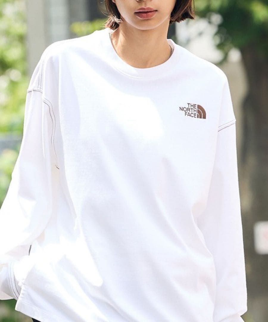 新品未使用　韓国正規 ノースフェイス　ESSENTIAL TEE ホワイト　XL