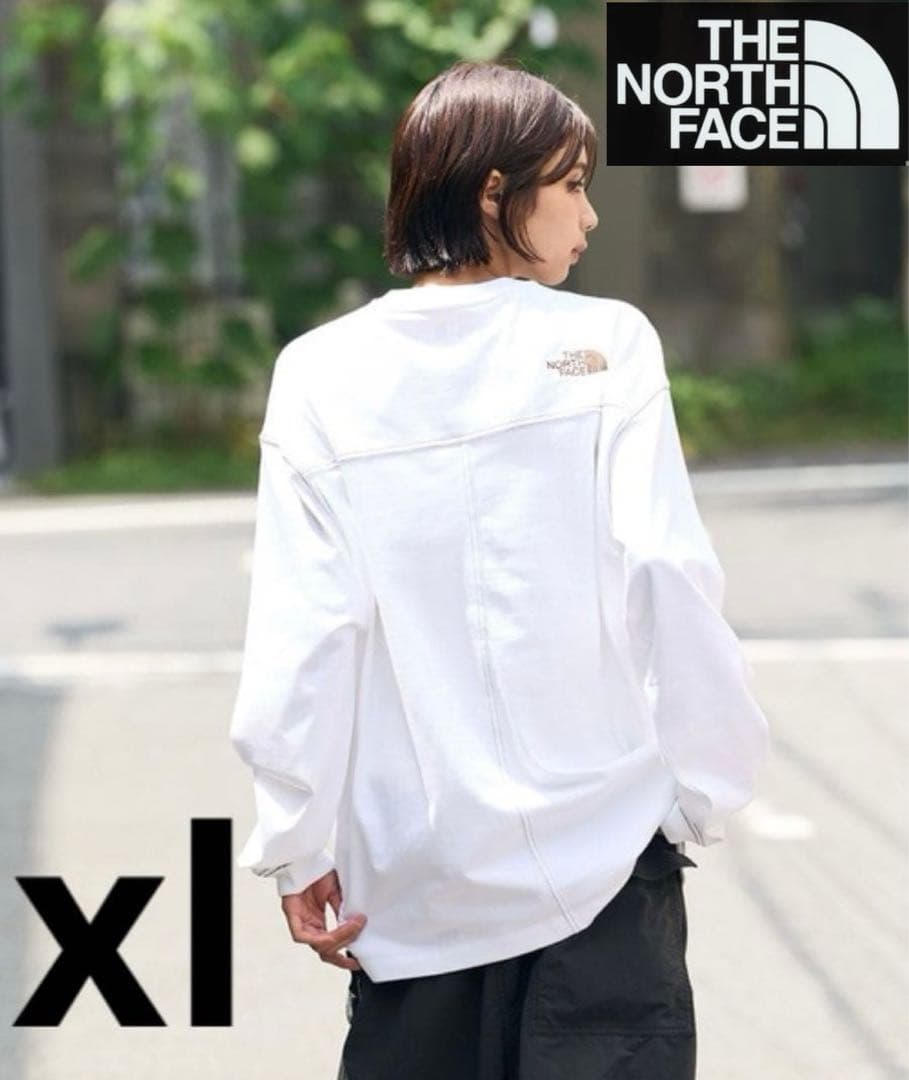 新品未使用　韓国正規 ノースフェイス　ESSENTIAL TEE ホワイト　XL