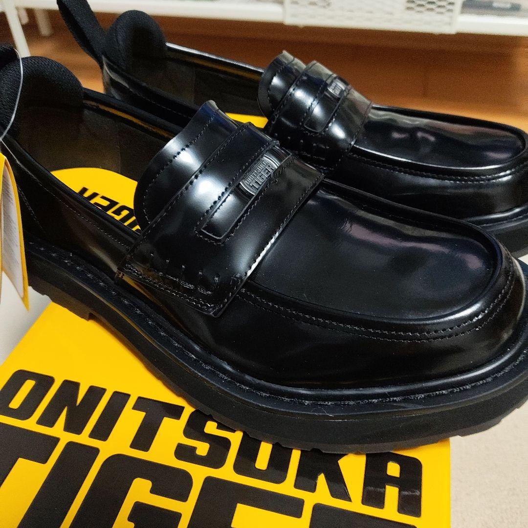 Onitsuka Tiger ローファー 黒 26cm (41.5)