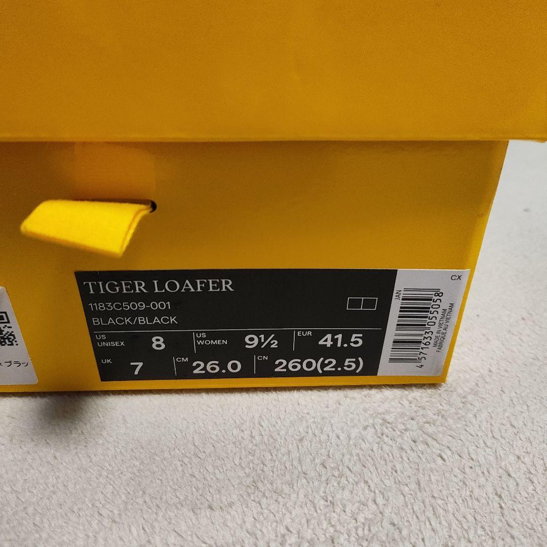 Onitsuka Tiger ローファー 黒 26cm (41.5)