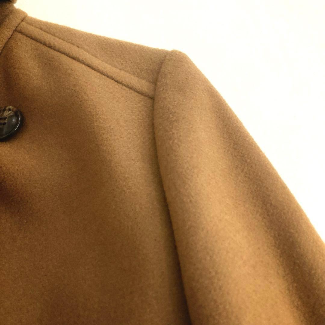 フレームワーク ピーコート カシミヤ ウール ハーフコート ダブル キャメル