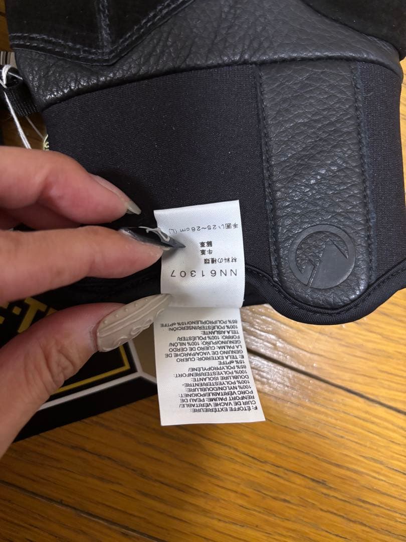 The North Face GORE-TEX ブラックグローブ