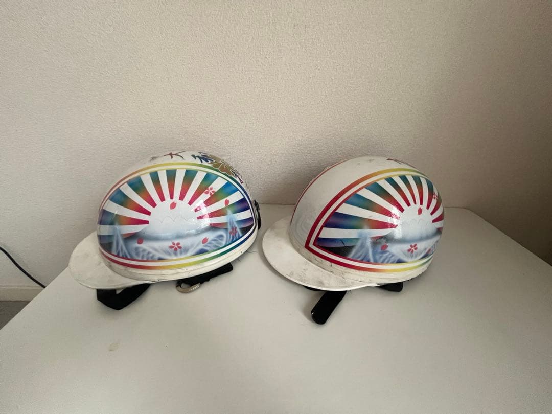 コルク　半帽ヘルメット 2個セット