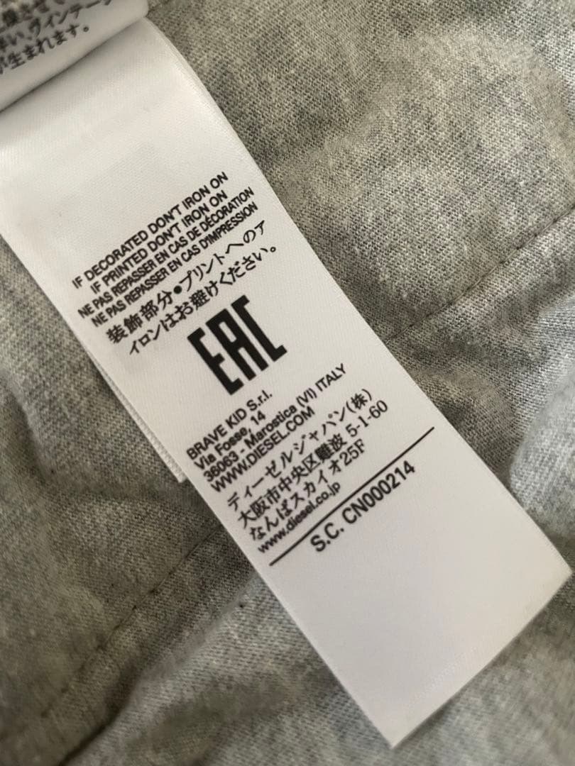 DIESEL キッズジャケット サイズ14 オリーブグリーン　カーキ色