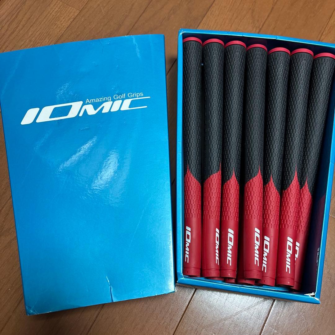IOMIC ゴルフグリップ 13本セット レッド/ブラック