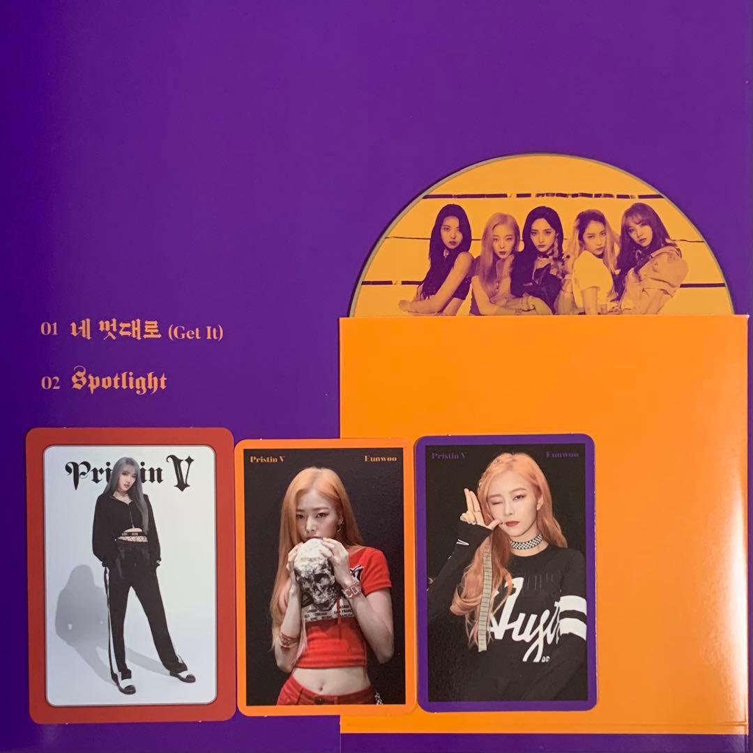 Pristin V Like a V CD プリスティン　ロア　ウヌ　トレカ