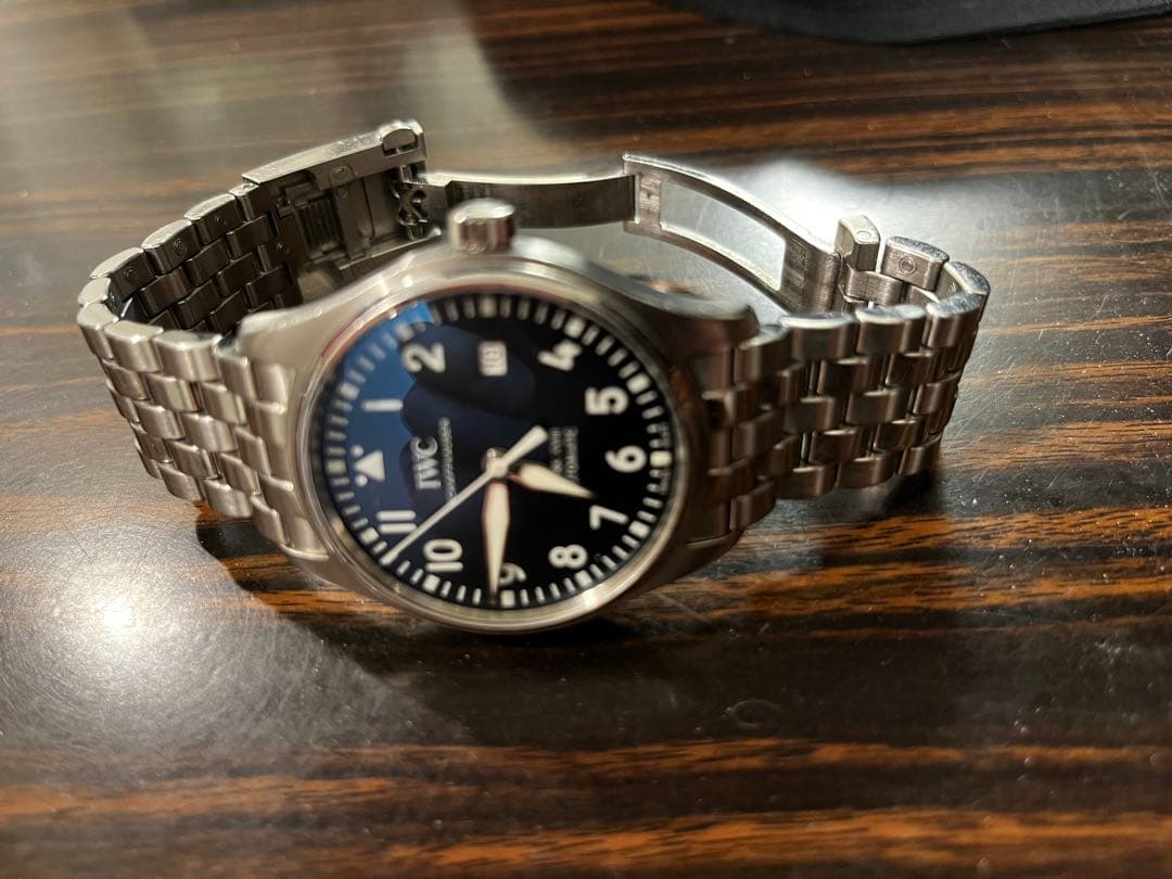 ジ*ク様 IWC 自動巻き 腕時計 黒文字盤 ステンレス　プティプランス