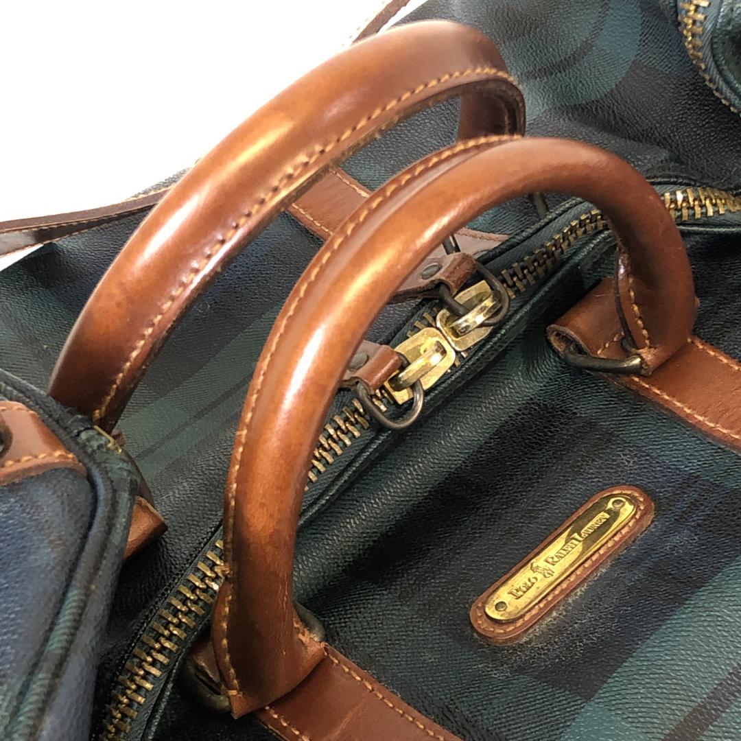 ポロラルフローレン ブラックウォッチ ボストンバッグ 2way