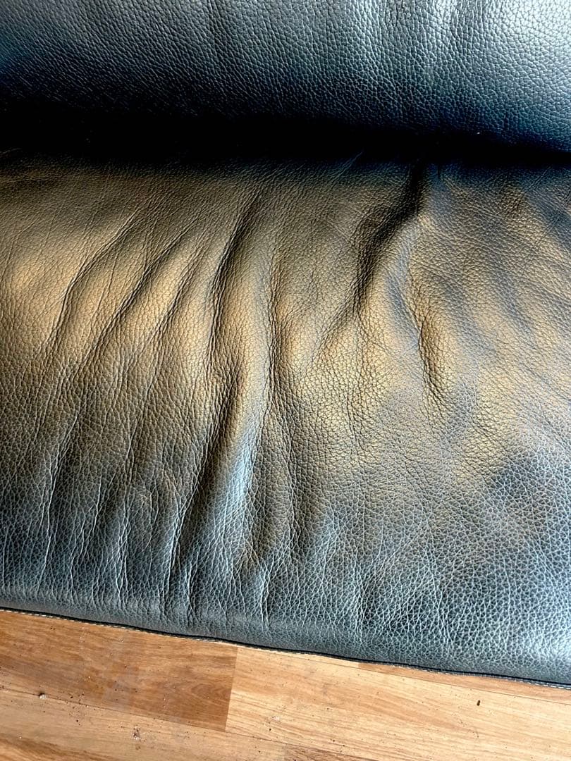 712 IDC大塚家具 L/S LUXE-01 本革 3人掛けソファ