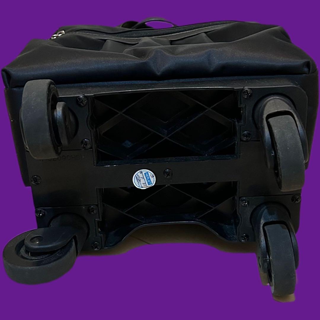 SWANY ブラック ナイロン キャリーケース