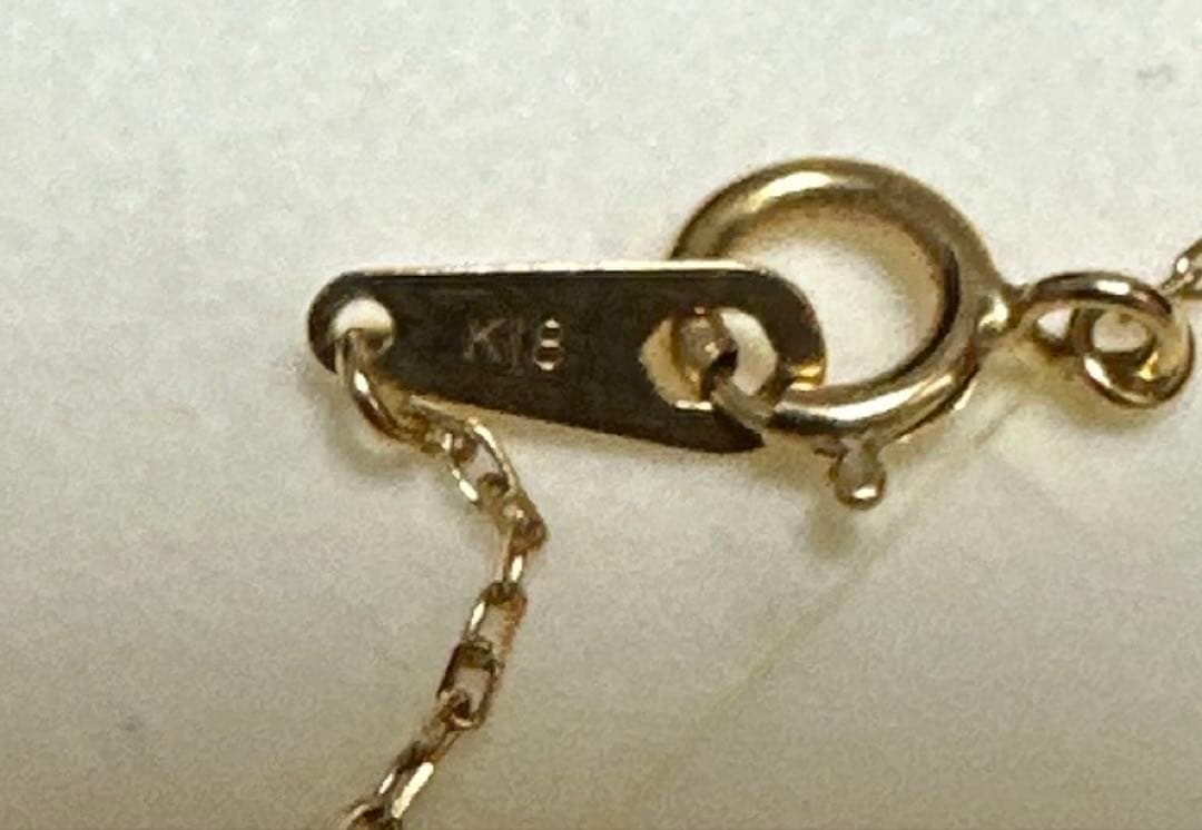 cui-cui K18シャンパンダイヤモンドネックレス