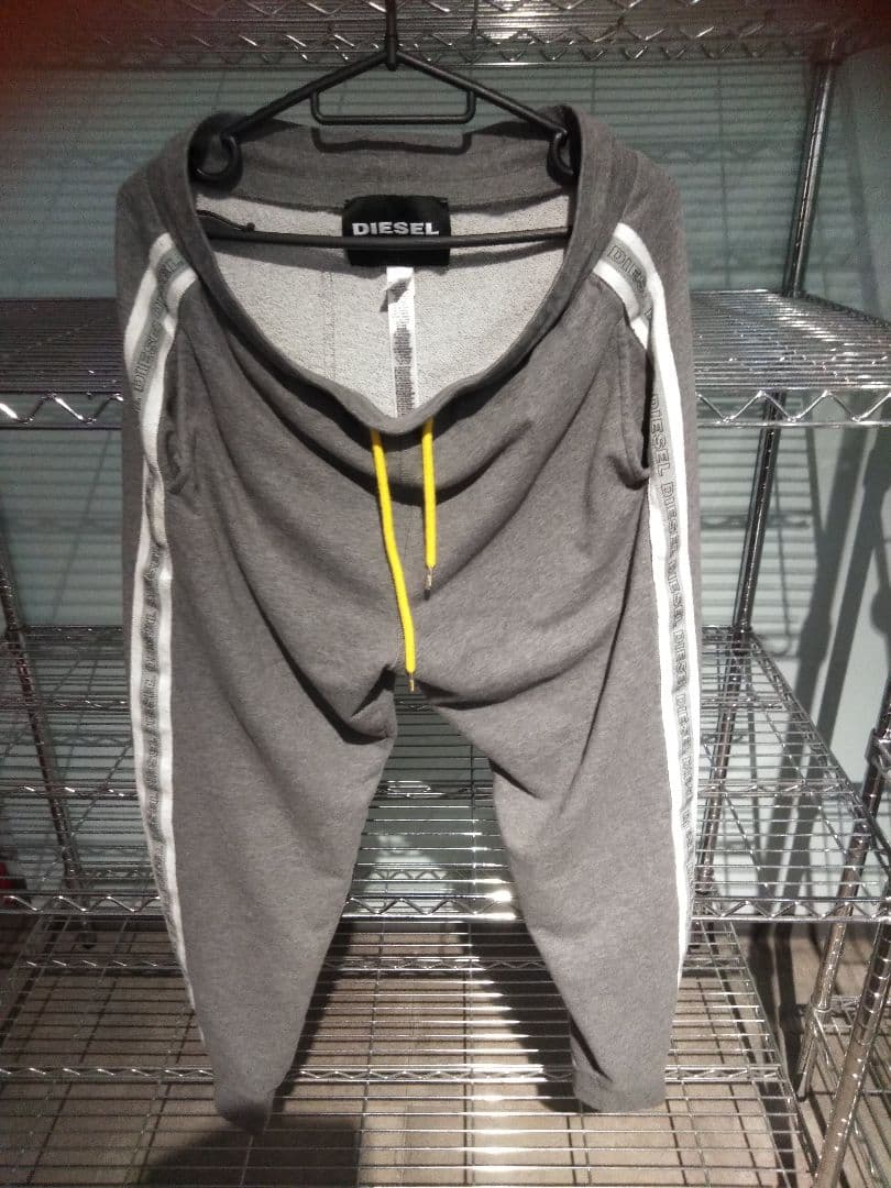 ディーゼルDIESEL スウエットセットアップ上下ジャージＬグレー