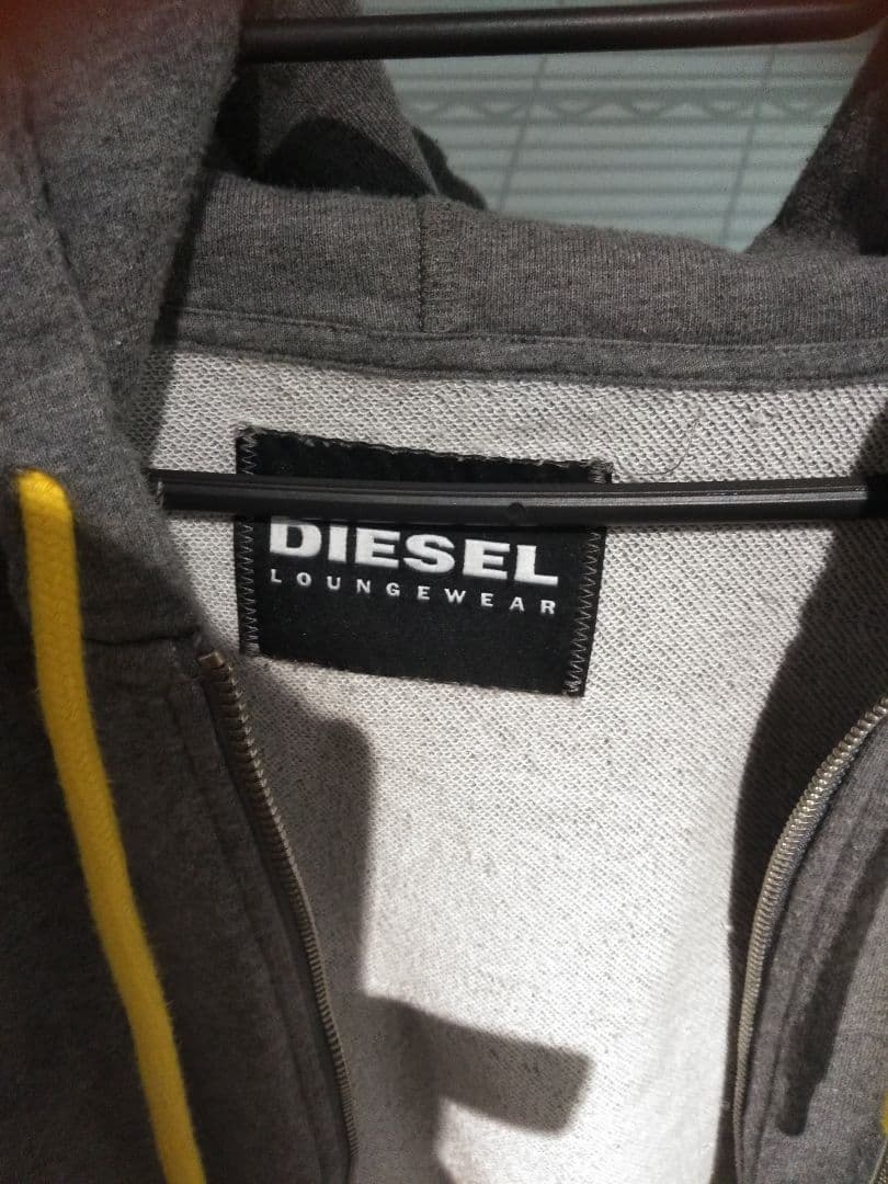 ディーゼルDIESEL スウエットセットアップ上下ジャージＬグレー