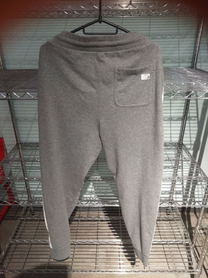 ディーゼルDIESEL スウエットセットアップ上下ジャージＬグレー