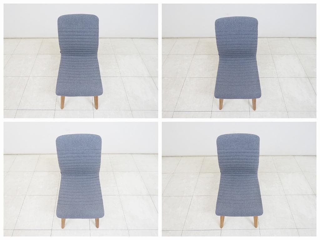 ドイツ KARE カレ ララグレー ダイニングチェア 4脚セット カフェ モダン