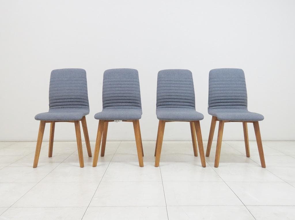 ドイツ KARE カレ ララグレー ダイニングチェア 4脚セット カフェ モダン