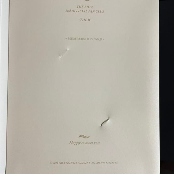 K-POP・アジア THE BOYZ 2nd Official FANCLUB kit 2020