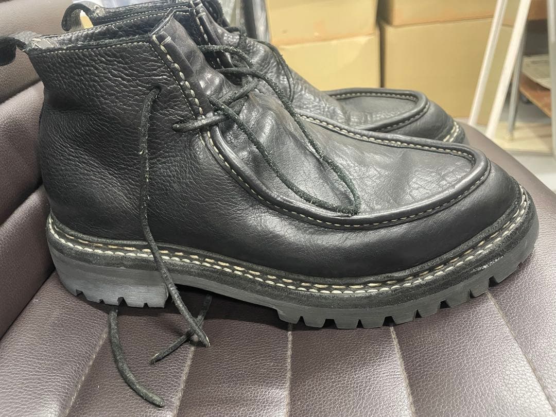 あっきーさん専用 GUIDI NTP04 チロリアンブーツ42 ブラック