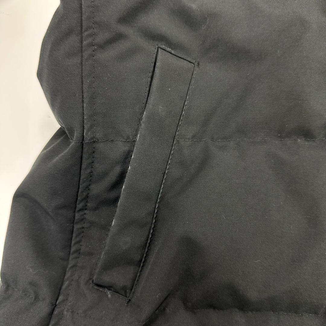 771155/カナダグース ファー付き ダウンジャケット ブラック