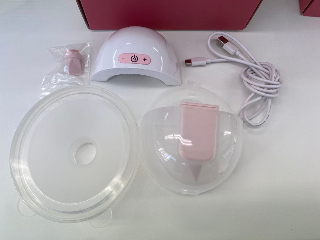 izxi(いつくし) ハンズフリー 電動さく乳器　2個セット　YW-388