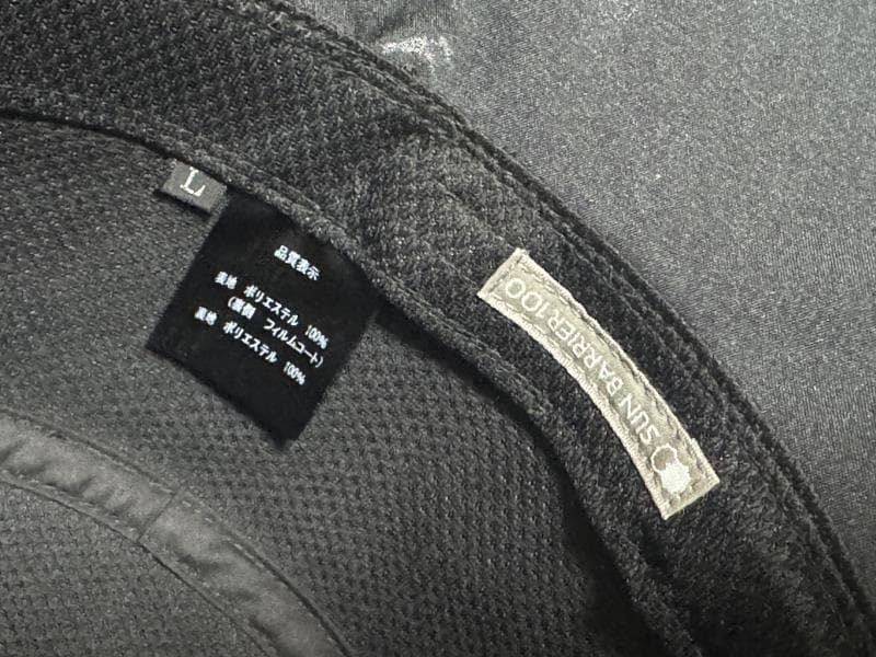 サンバリア100 バケットハット ブラック L