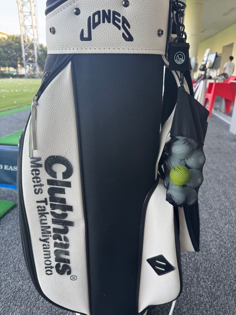 JONES Clubhouse ゴルフバッグ 黒・白希少レア