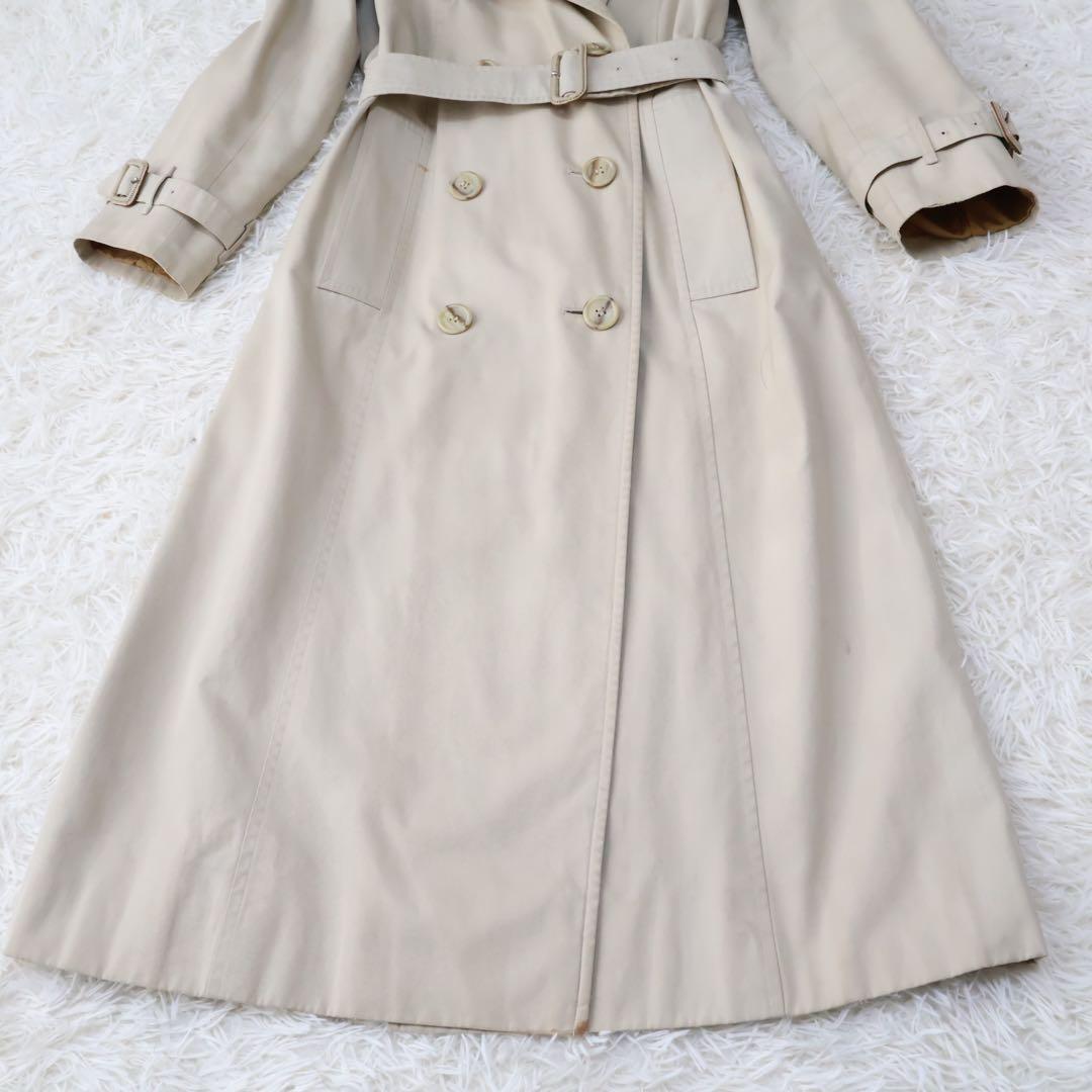 バーバリー　トレンチコート　ベージュ　ノバチェック　35