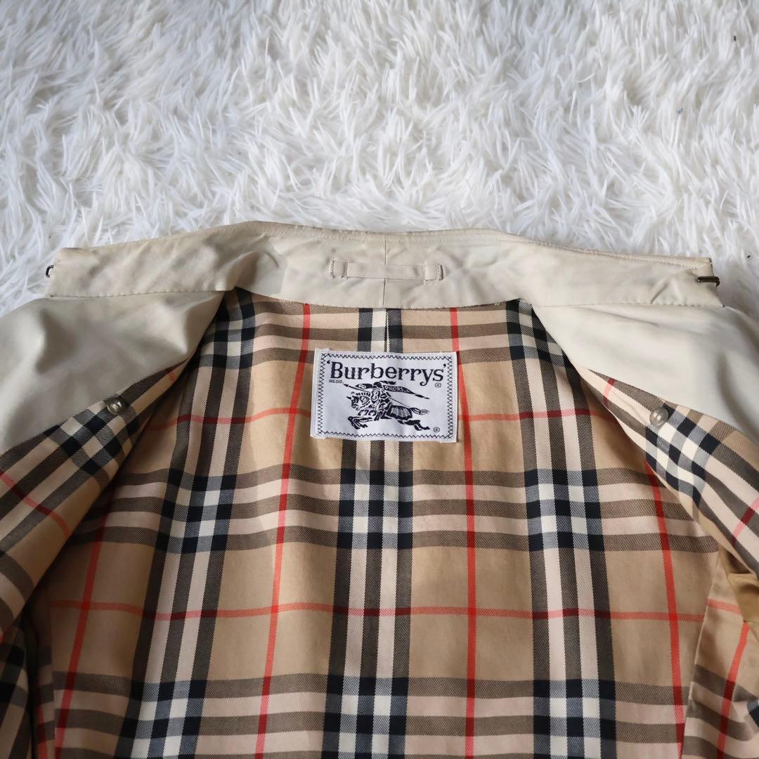バーバリー　トレンチコート　ベージュ　ノバチェック　35