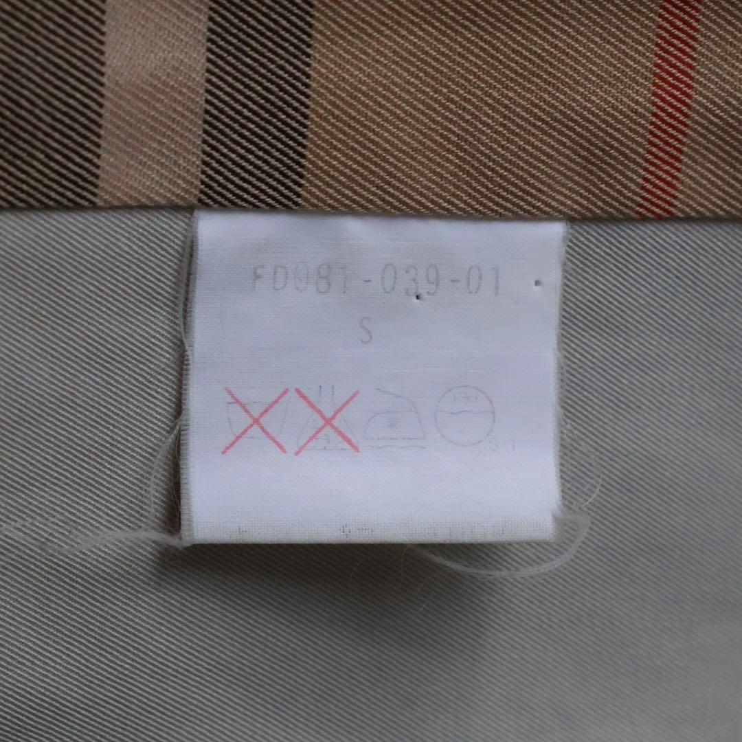 バーバリー　トレンチコート　ベージュ　ノバチェック　35