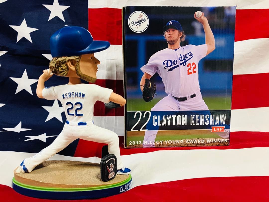 クレイトン カーショウ ボブルヘッド 非売品 カーショー サイヤング賞　限定