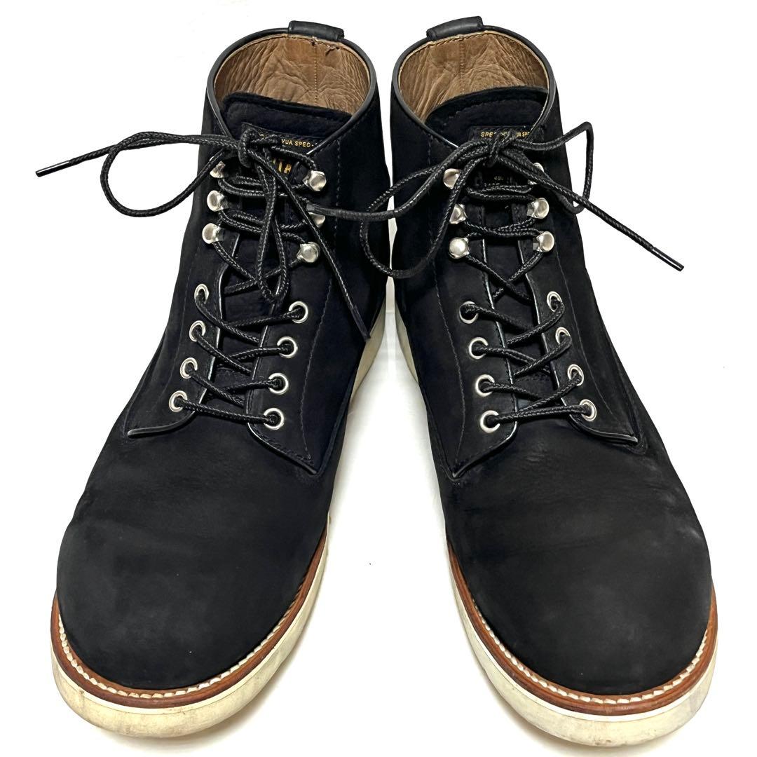 ★WTAPS★スエードレザーブーツ★4(28cmくらい)★黒　ブラック★
