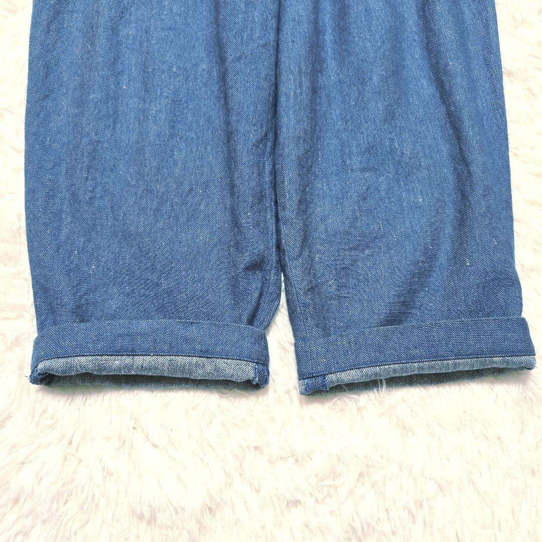 【希少】susuri ★ススリ リネンコットン ムースパンツ サロペット