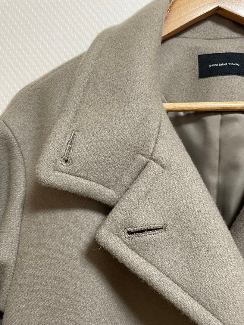 ＜SPINTOシリーズ＞ メルトン スタンドカラー コート