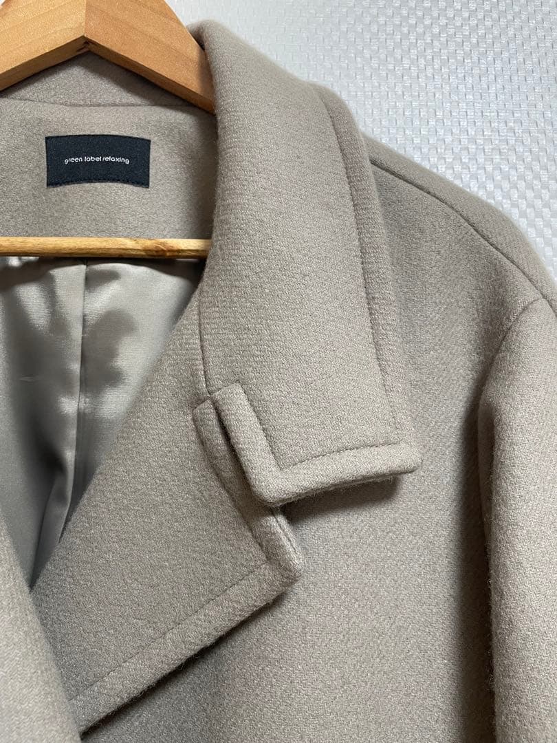 ＜SPINTOシリーズ＞ メルトン スタンドカラー コート