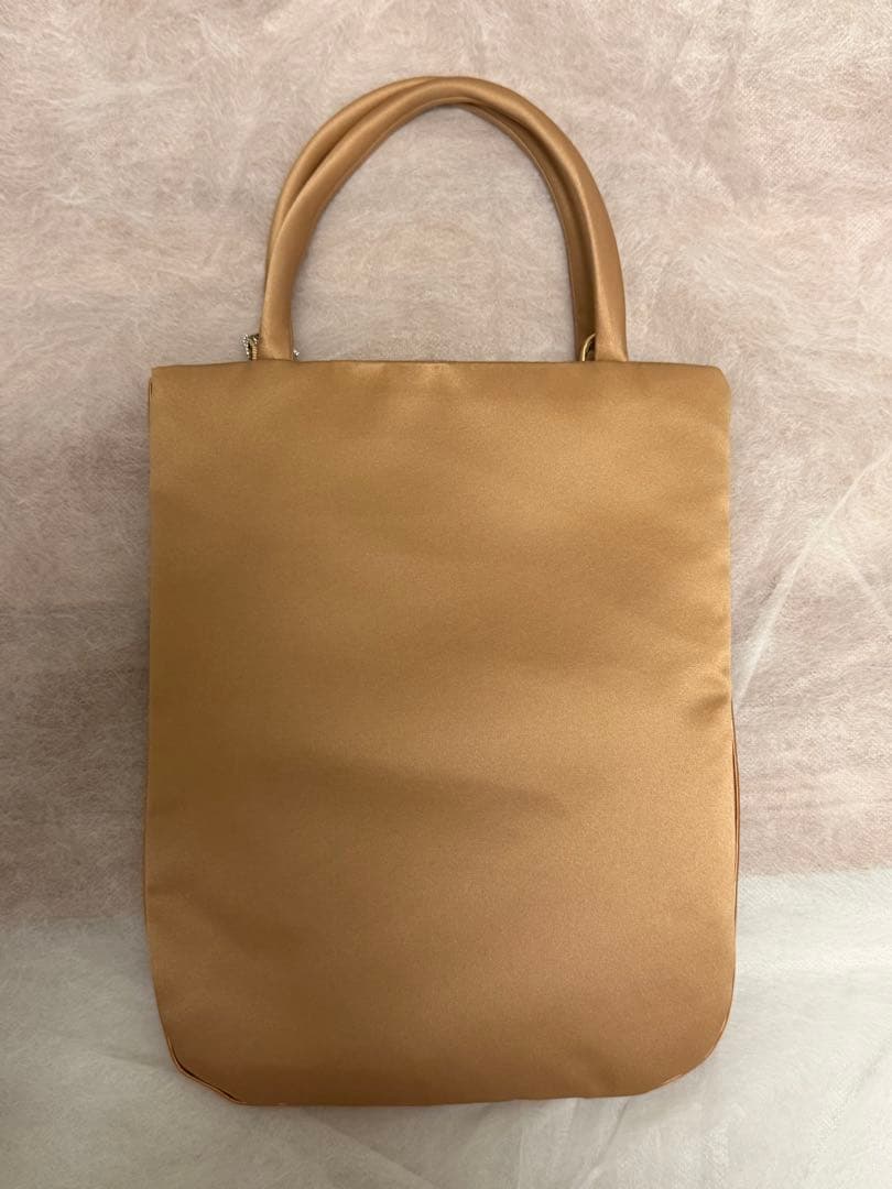 専用　Demodee アップリケ　サテントートバッグ　DOG