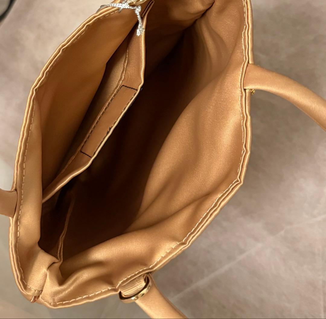 専用　Demodee アップリケ　サテントートバッグ　DOG