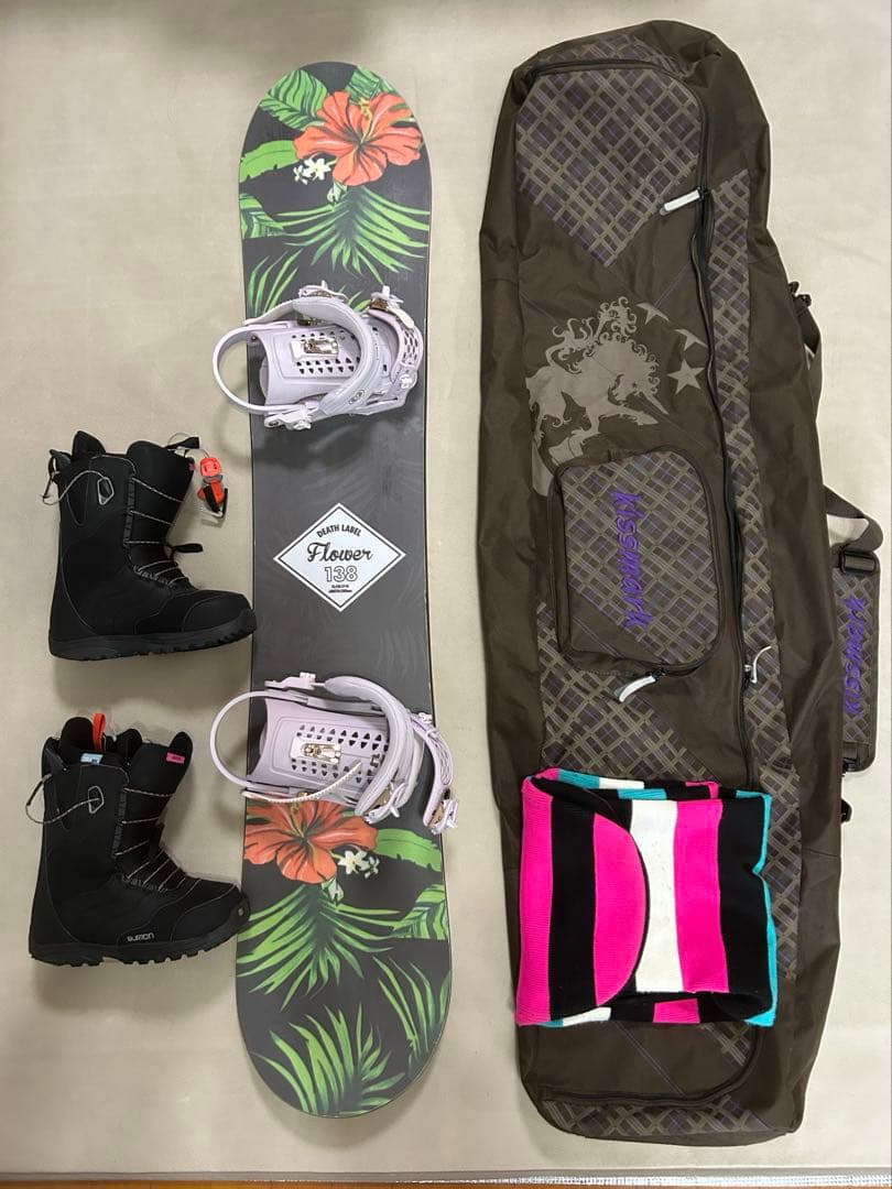 スノーボード有名ブランドセットDeath Label✖️UNION✖️Burton