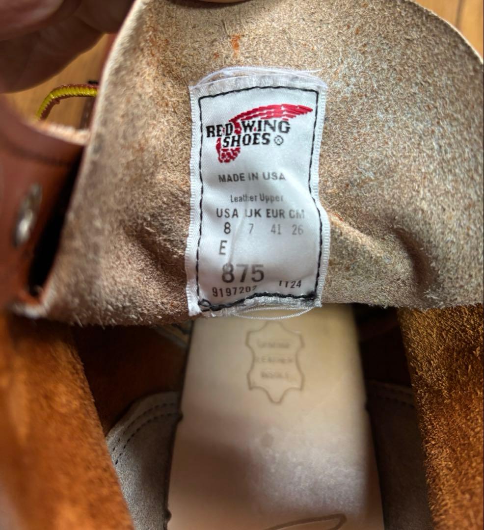 REDWING 875 レッドウィング 6インチ クラッシックモック