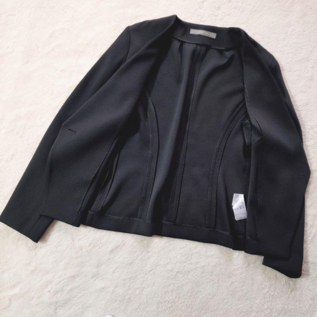 美品 Theory luxe カラーレスジャケット aina ブラック 40