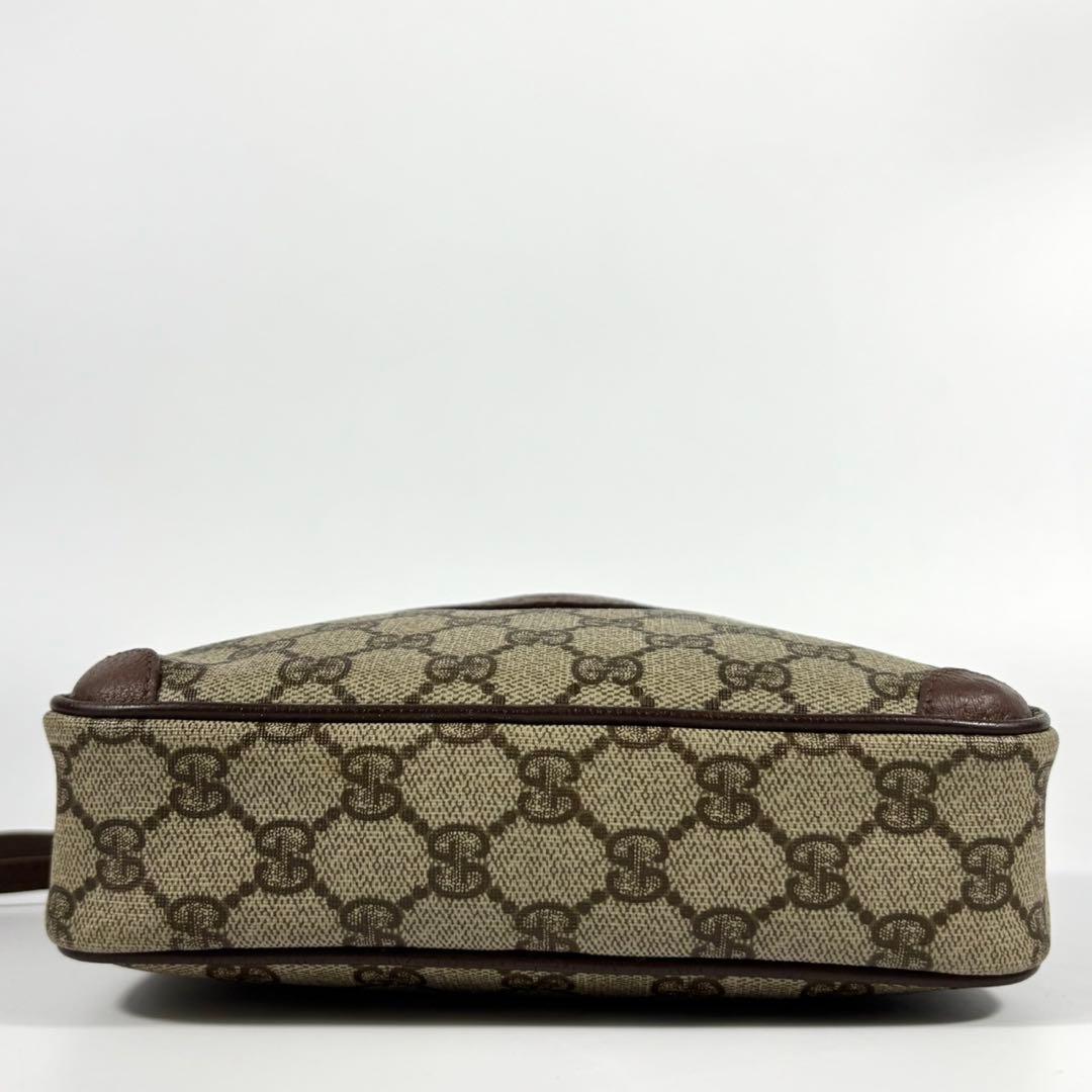 ✨美品✨グッチ ショルダーバッグ GGスプリーム インターロッキング PVC 茶
