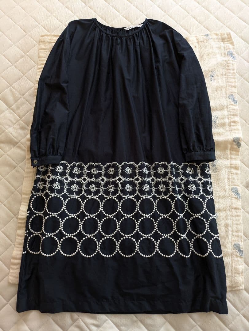 ミナペルホネン　anemone×tambourine　ワンピース