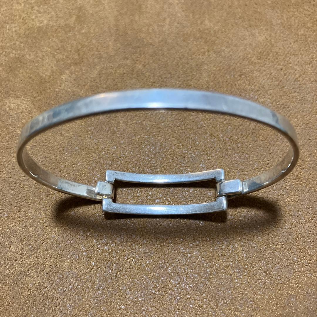 ティファニー レクタングル オープン スクエア ブレスレット シルバー