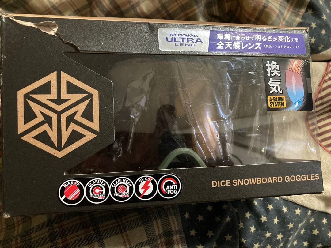 ２６年モデル　ダイDICE スノーボードゴーグル　定価36300円　新品送料込み