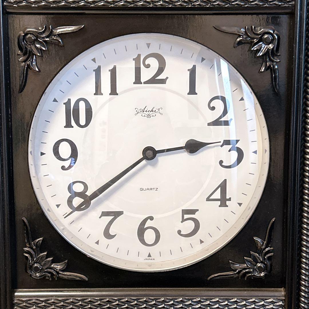 【動作品】愛知時計 振り子時計 日本製 ビンテージ 掛け時計 昭和レトロ