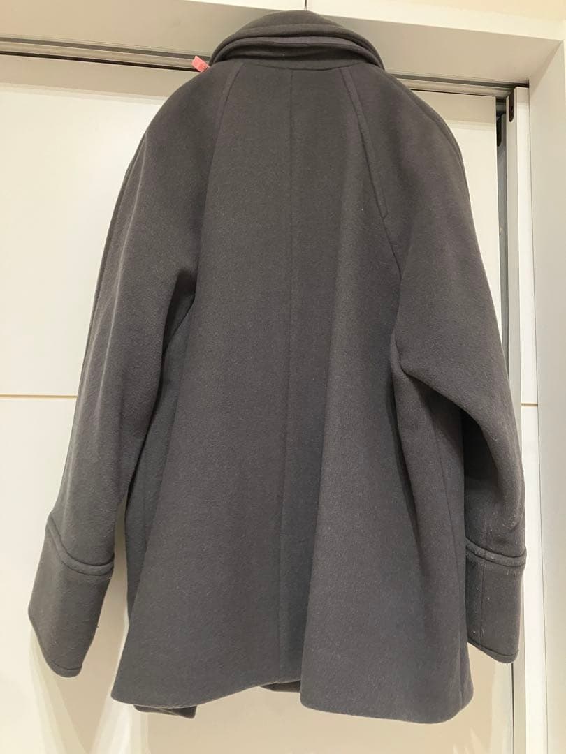 Spick＆Span W/Nyモッサステンカラーショートコート グレー